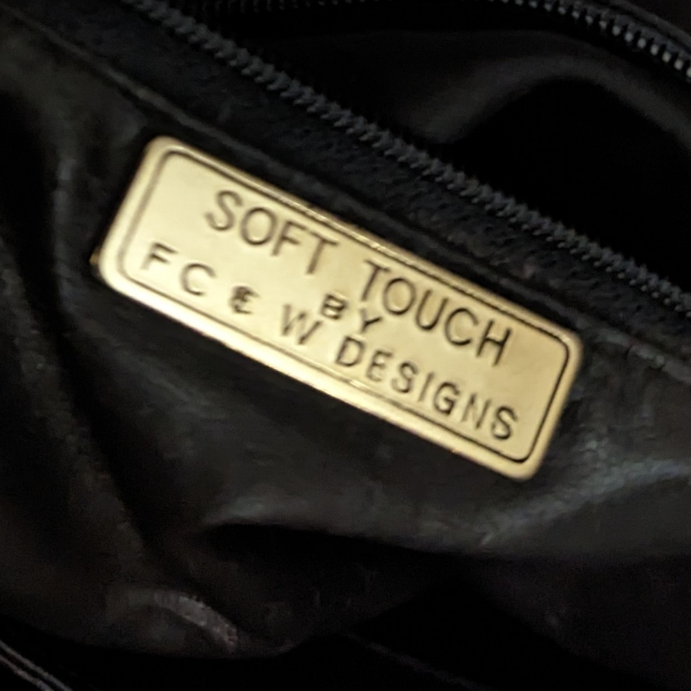 Soft touch by FC & W Designs black crossbody bag. - Picture 8 of 9